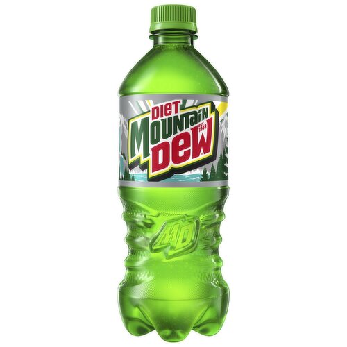 Mountain Dew Diet Soda Citrus 20 Fl Oz