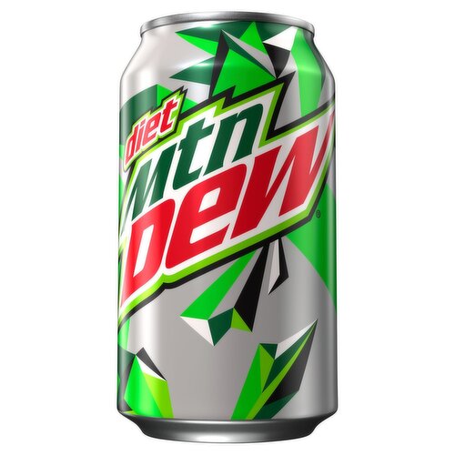 Mtn Dew Diet Soda, 12 fl oz