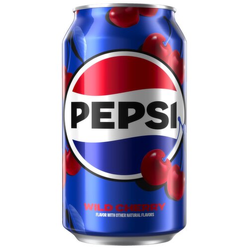 Pepsi Soda Wild Cherry 12 Fl Oz