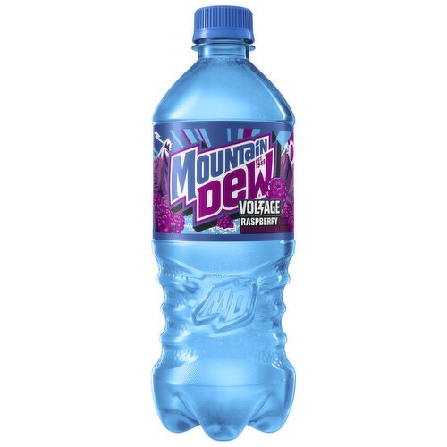 Mountain Dew Voltage Soda Raspberry 20 Fl Oz