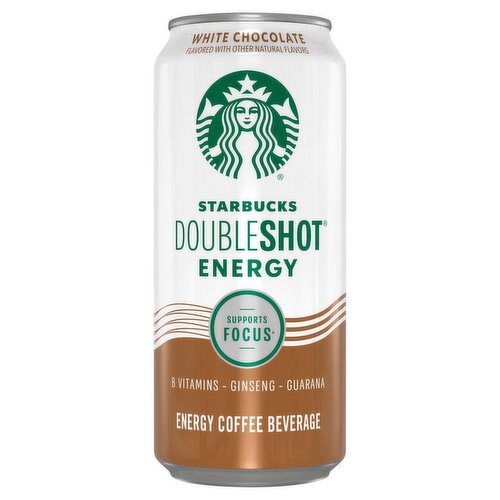 Starbucks Doubleshot White Chocolate Energy Coffee Beverage, 15 fl oz