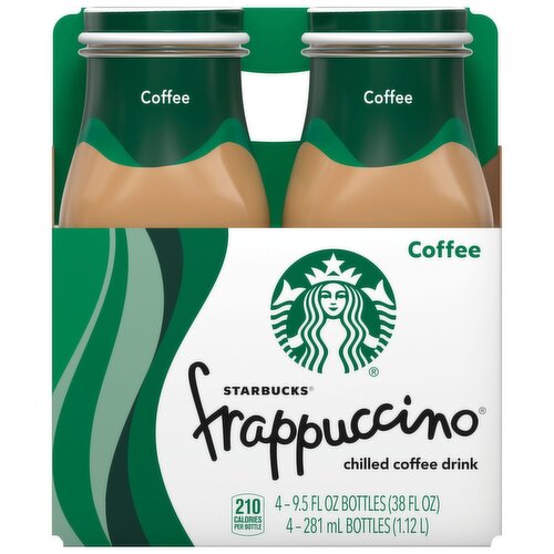 Starbucks Frappuccino Chilled Coffee Drink Coffee 9.5 Fl Oz 4 Count Bottle