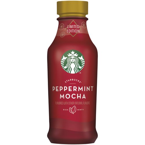 Starbucks Peppermint Mocha Iced Espresso Beverage Limited Edition, 14 fl oz