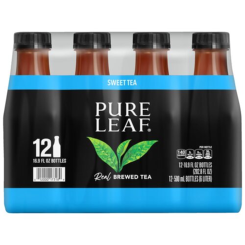 Pure Leaf Sweet Real Brewed Tea, 16.9 fl oz, 12 count