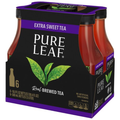 Pure Leaf Real Brewed Tea Extra Sweet Tea 16.9 Fl Oz, 6 Count