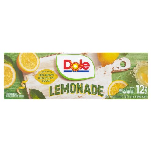 Dole Lemonade, 12 fl oz, 12 count