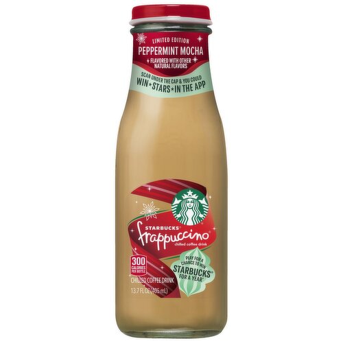 Starbucks Frappuccino Chilled Coffee Drink Peppermint Mocha 13.7 Fl Oz