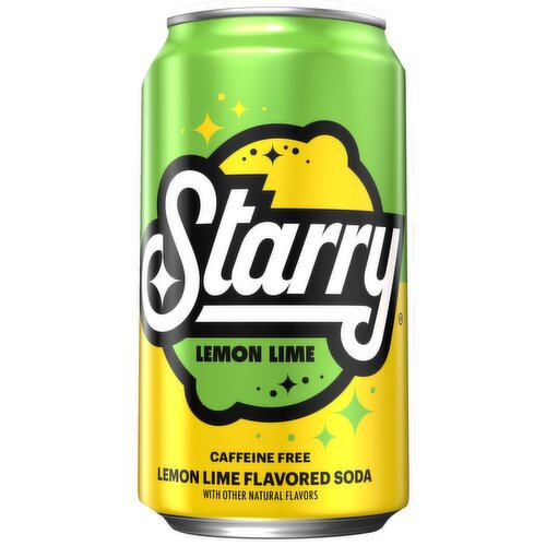 Starry Soda Lemon Lime 7.5 Fl Oz