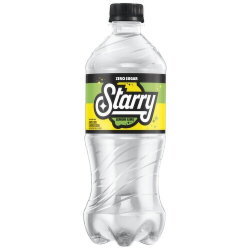 Starry Zero Sugar Soda Lemon Lime 20 Fl Oz