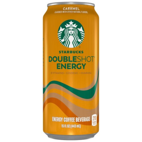 Starbucks Doubleshot Energy Coffee Beverage Caramel 15 Fl Oz