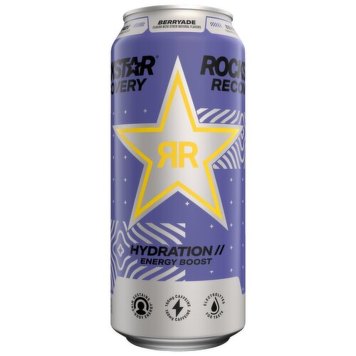 Rockstar Recovery Energy Drink Berryade 16 Fl Oz