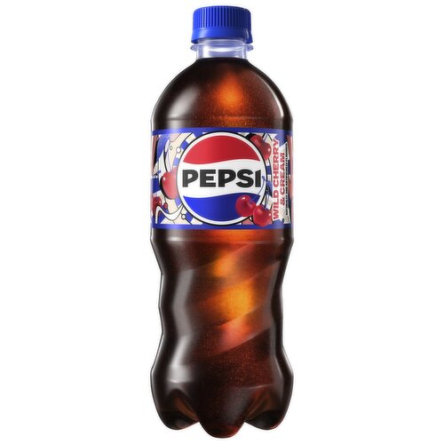 Pepsi Soda Wild Cherry & Cream 20 Fl Oz