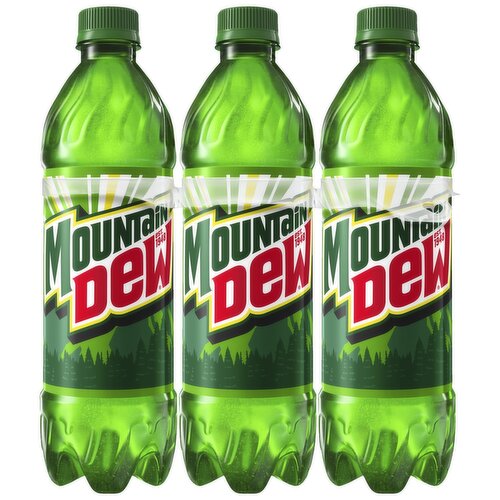 Mountain Dew Soda Citrus 16.9 Fl Oz, 6 Count