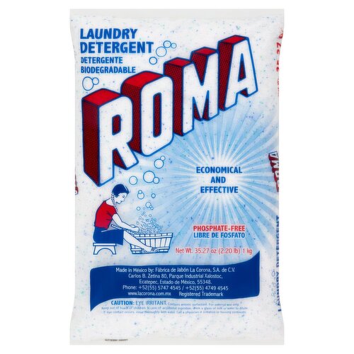 Roma Biodegradable Laundry Detergent, 35.27 oz