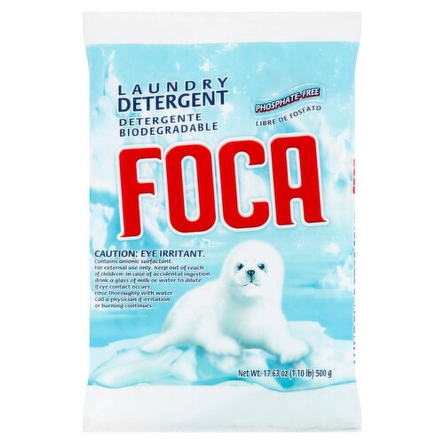 Foca Biodegradable Laundry Detergent, 176.63 oz