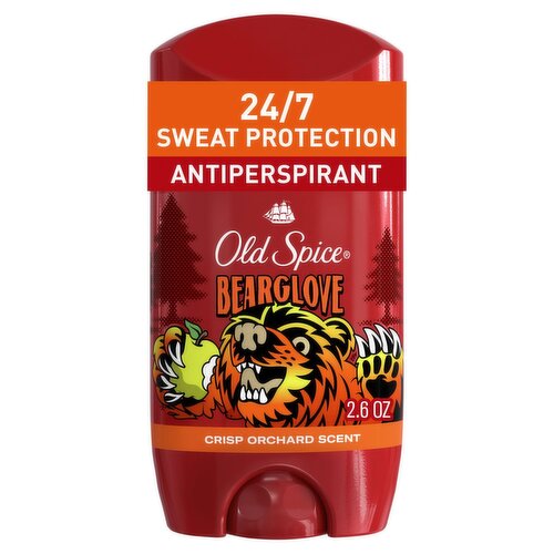 Old Spice Bearglove Crisp Orchard Scent  Antiperspirant & Deodorant, 2.6 oz