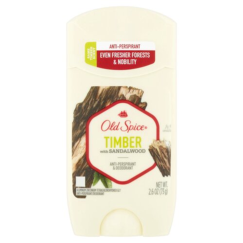 Old Spice Timber with Sandalwood Anti-Perspirant & Deodorant, 2.6 oz