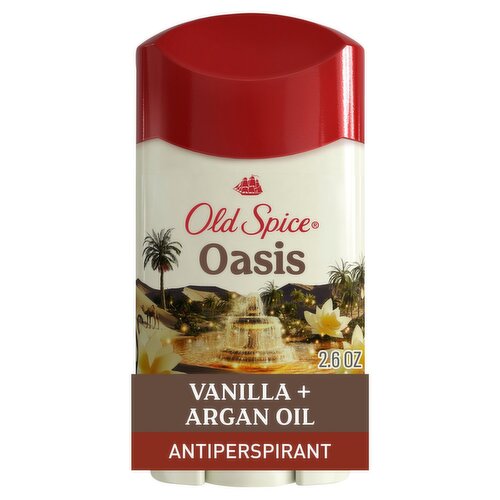 Old Spice Oasis Scent of Vanilla + Argan Oil Antiperspirant & Deodorant, 2.6 oz