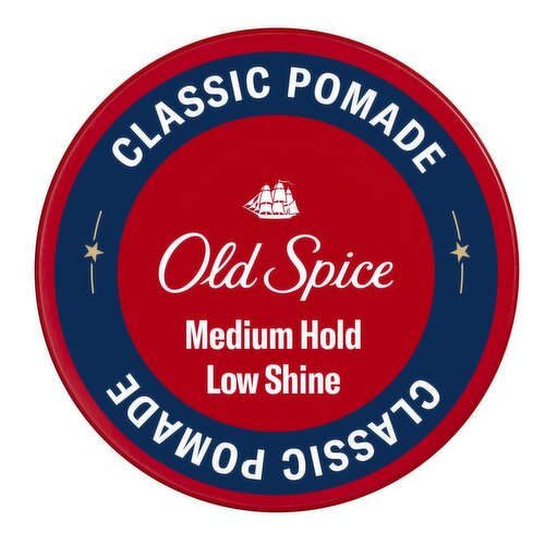 Old Spice Classic Pomade for Men, Medium Hold, Low Shine, Men's Hair Styling Pomade, 2.22 oz