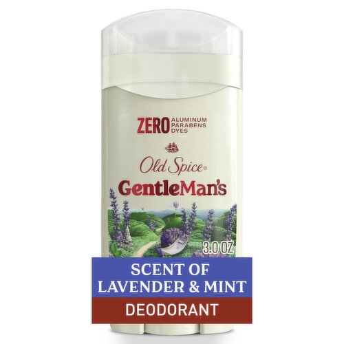 Old Spice GentleMan's Collection Deodorant, Lavender & Mint, Aluminum Free, 3.0 oz