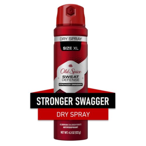 Old Spice Men's Antipespirant & Deodorant Invisible Dry Spray Stronger Swagger, 4.3oz