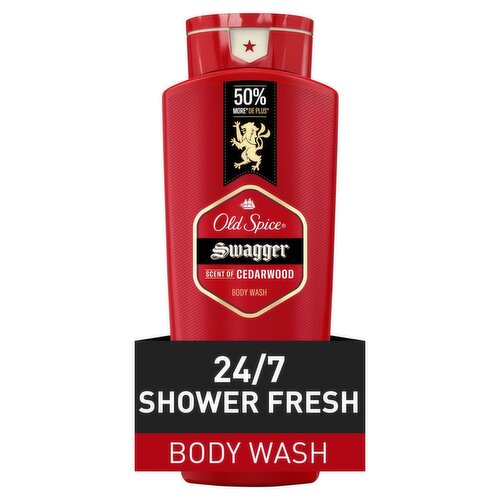 Old Spice Swagger Scent of Cedarwood Body Wash, 24 fl oz