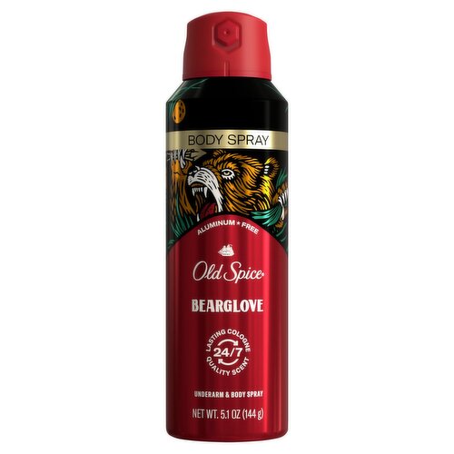 Old Spice Bearglove Underarm & Body Spray, 5.1 oz