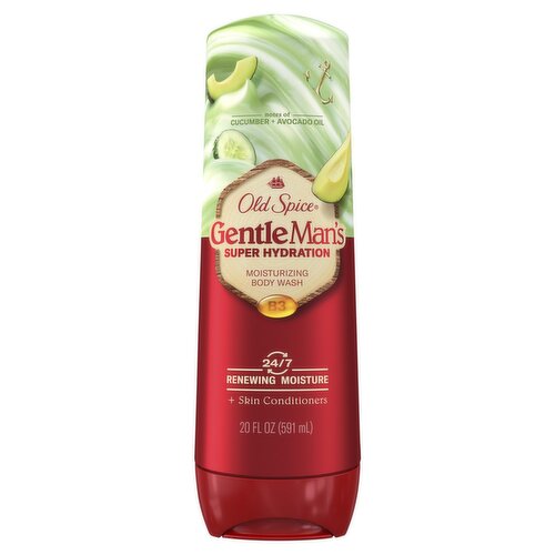 Old Spice Gentleman's Super Hydration Moisturizing Body Wash, 20 fl oz