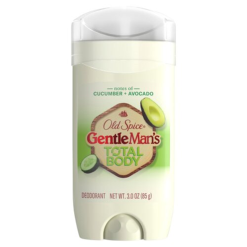 Old Spice GentleMan's Total Body Deodorant, 3.0 oz