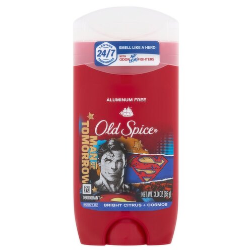 Old Spice Man of Tomorrow Bright Citrus + Cosmos Aluminum Free Deodorant, 3.0 oz
