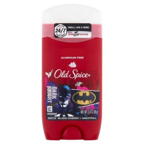 Old Spice Dark Knight Black Cherry + Nightfall Aluminum Free Deodorant, 3.0 oz