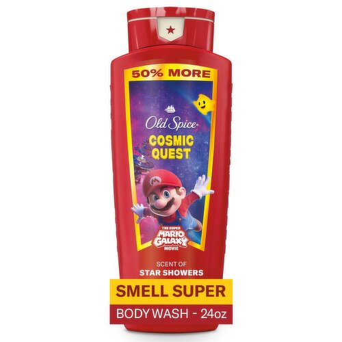 Old Spice Body Wash for Men, Cosmic Quest, Old Spice x The Super Mario Galaxy Movie, 24 oz 