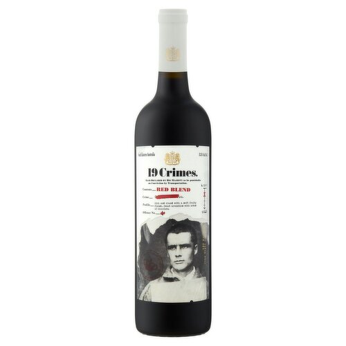 19 Crimes Red Blend Wine, 25.36 fl oz