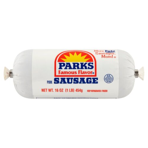 Parks Famous Flavor Pork Sausage, 16 oz