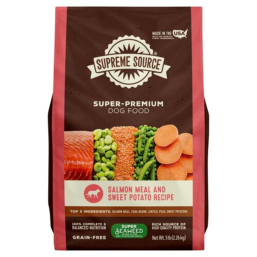 Supreme Source Super-Premium Salmon Meal and Sweet Potato Recipe Dog Food, 5 lb