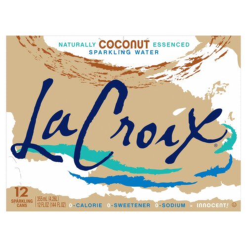 LaCroix Coconut Sparkling Water, 12 fl oz, 12 count