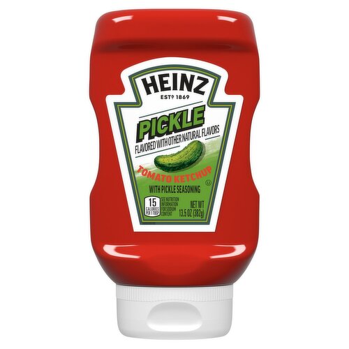 Heinz Pickle Tomato Ketchup, 13.5 oz