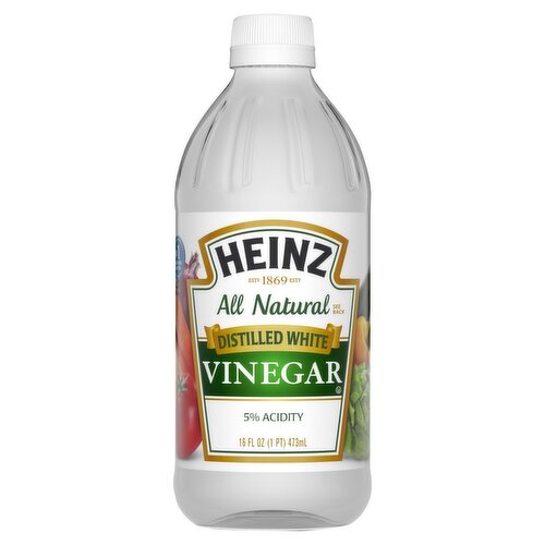 Heinz All Natural Distilled White Vinegar, 16 fl oz