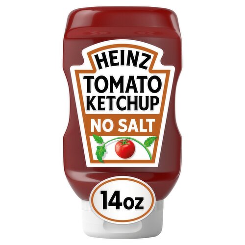 Heinz No Salt Added Tomato Ketchup, 14 oz
