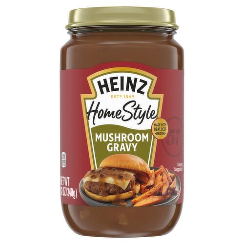 Heinz HomeStyle Mushroom Gravy, 12 oz