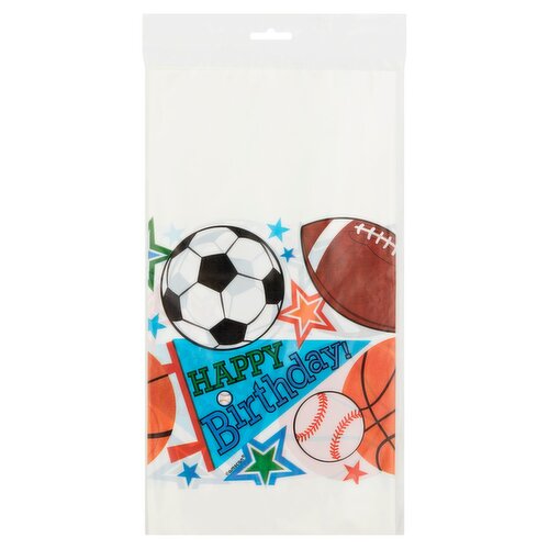 Party Impressions 54 in x 84 in Sports Party Value Tablecover