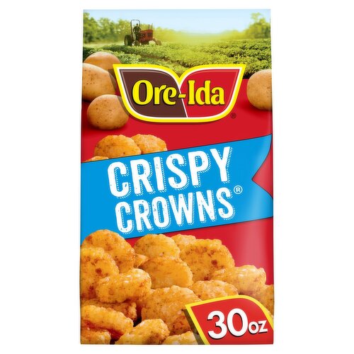 Ore-Ida Crispy Crowns Seasoned Shredded Potatoes, 30 oz