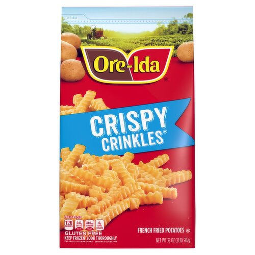 Ore-Ida Crispy Crinkles French Fried Potatoes, 32 oz