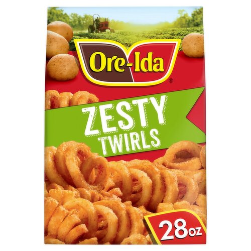 Ore-Ida Zesty Twirls Seasoned French Fried Potatoes, 28 oz