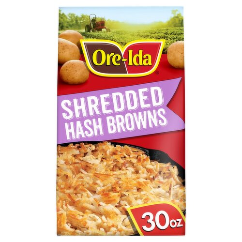 Ore-Ida Shredded Hash Brown Potatoes, 30 oz