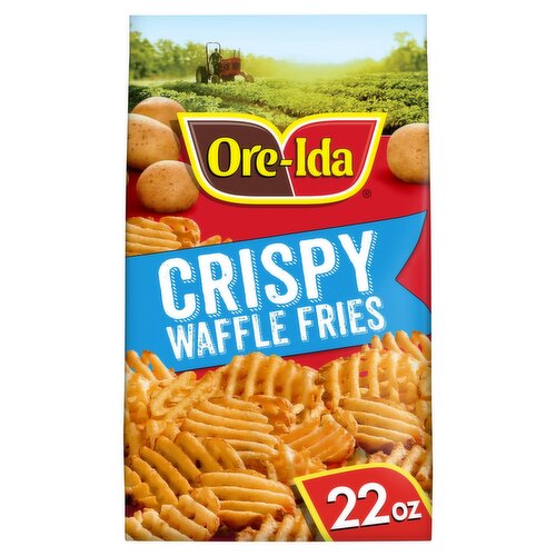 Ore-Ida French Fried Potatoes Extra Crispy Waffle Fries, 22 oz