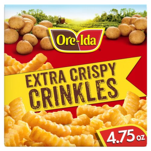 Ore-Ida Easy Fries Extra Crispy Crinkles French Fried Potatoes, 4.75 oz