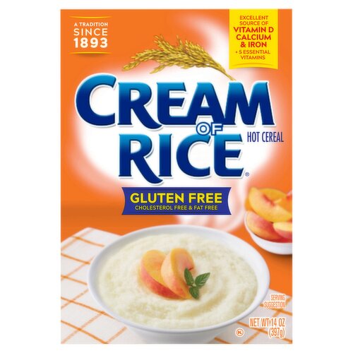 Cream of Rice Gluten Free Hot Cereal, 14 oz