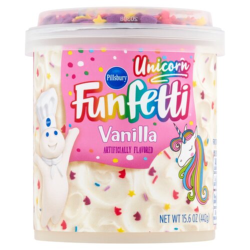 Pillsbury Funfetti Unicorn Vanilla Frosting, 15.6 oz