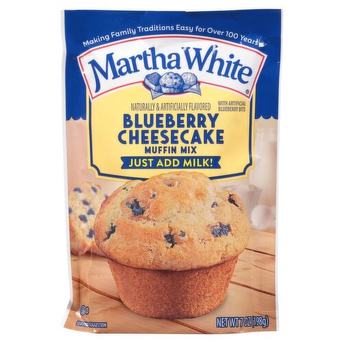 Martha White Blueberry Cheesecake Muffin Mix, 7 oz